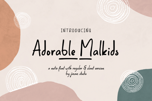 Adorable Malkids: A Playful Script Font for Editorial Design