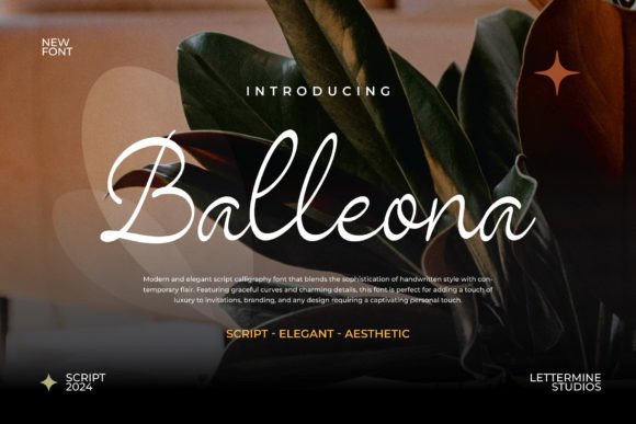 Balleona Font: Elegant Script for Your Small Business Brand