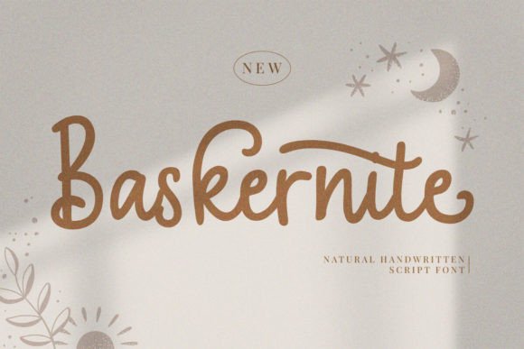 Baskernite: A Font That Feels Like Real Handwriting