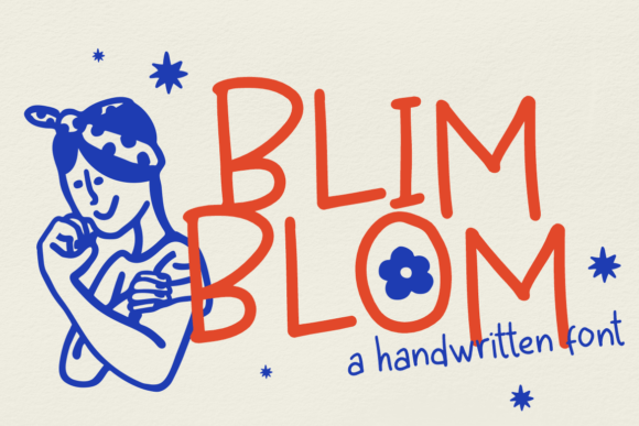 Blimblom: A Playful Handwriting Font for Authentic Branding