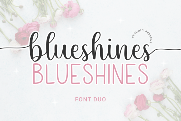 Blueshines: A Script Amp Font That Elevates Marketing Visuals