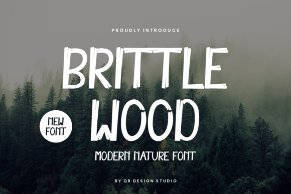 Brittle Wood: A Hand-Drawn Display Font for Thoughtful Editorial Moments