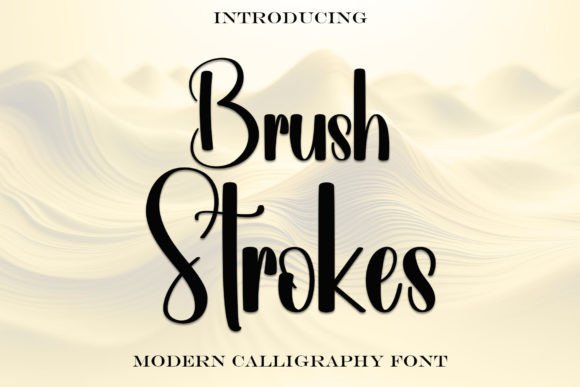 Brush Strokes: A Font That Elevates Digital Design