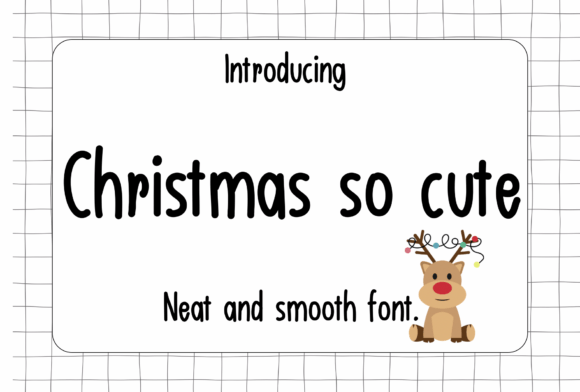Christmas so Cute: A Festive Handwritten Font for Campaign Graphics