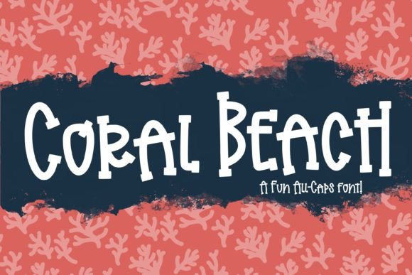 Coral Beach Font: A Playful Display Typeface for Scroll-Stopping Campaigns