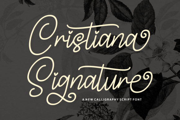 Cristiana Signature: A Luxe Script Font for Brand Elegance