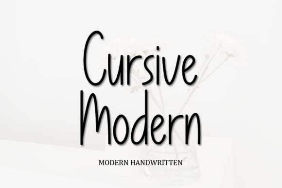 Cursive Modern: A Friendly Handwritten Font for Small Business Branding