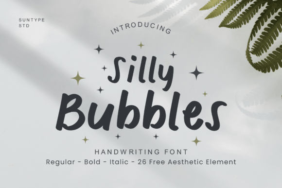 Font That Brings Fun to Your Brand: Silly Bubbles