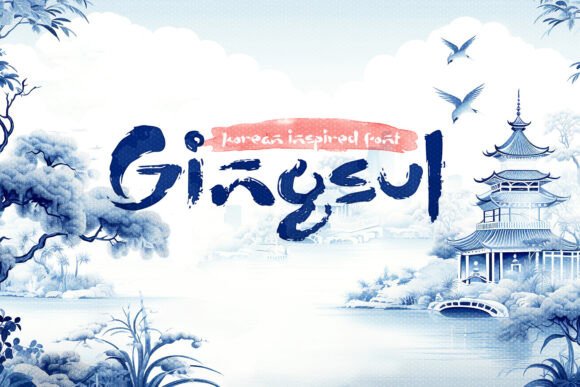 Gingsul: A Handmade Korean Script Font That Elevates Your Brand