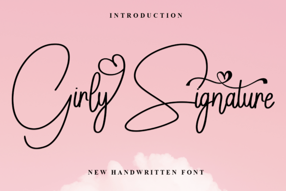 Girly Signature: A Timeless Script Font for Editorial Design