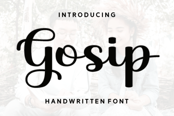 Gosip: A Refined Script Font for Digital Branding
