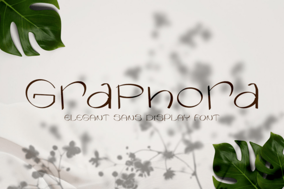 Graphora: A Sophisticated Display Font for Small Business Branding