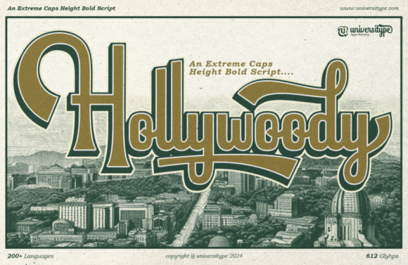 Hollywoody: A Premium Script Font That Elevates Real Small Business Branding