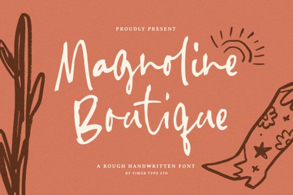 Magnoline Boutique: A Handwritten Font That Feels Like Your Brand