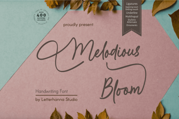 Melodious Bloom: A Thoughtful Script Font for Brand Identity