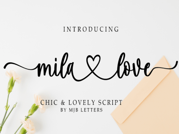 Mila Love: A Script Font That Makes Your Campaign Feel Intentional