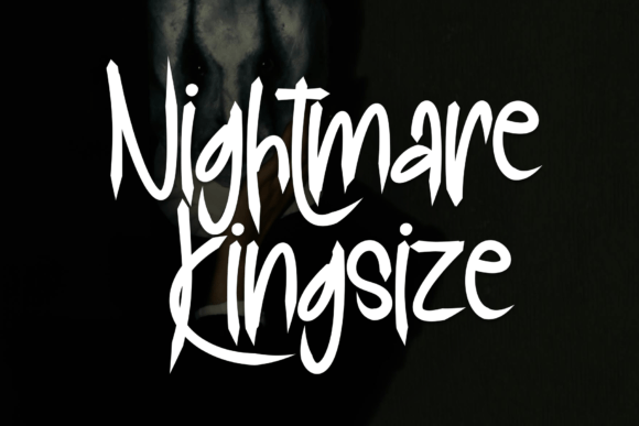 Nightmare Kingsize: A Bold Handwritten Font for Makers