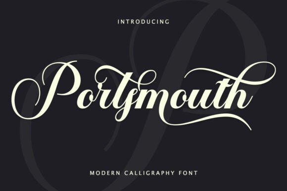 Portsmouth Script Font for Modern Web Design