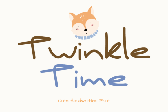 Twinkletime: A Whimsical Handwritten Typeface for Digital Branding
