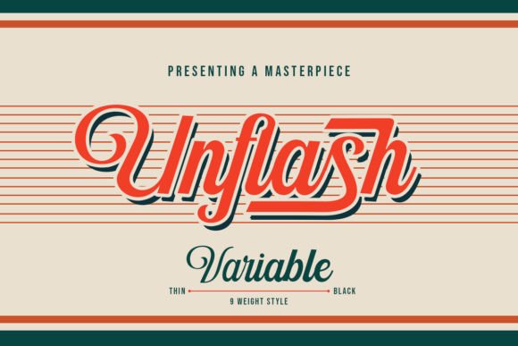 Unflash: A Script Font That Elevates Digital Branding