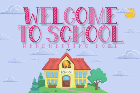 Welcome to School Font: A Handwritten Touch for Real Business Brands